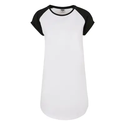 Raglan t-shirt dress for women Urban Classics Contrast