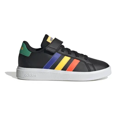 Trainers with elastic laces and top strap child adidas Grand Court