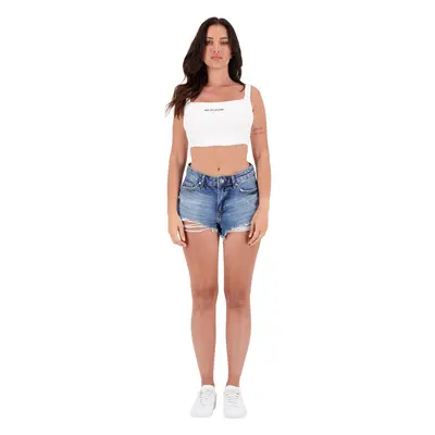 Women's ripped denim shorts Sixth June