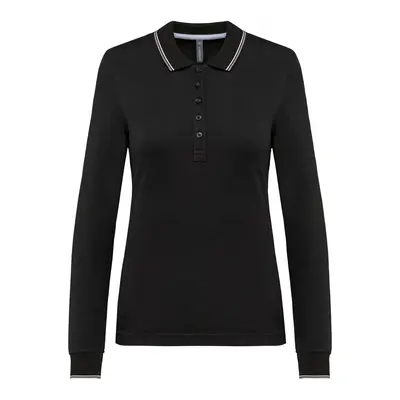 Women's long-sleeved pique polo shirt Kariban