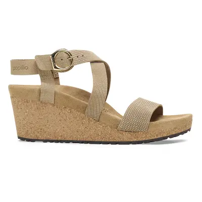 Women's sandals Birkenstock Sibyl Ring-Buckle Embossed Leather