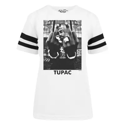 Woman's T-shirt Mister Tee 2pac Stripe