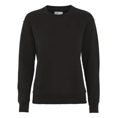 Women's round neck sweater Colorful Standard Classic Organic deep black