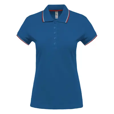 Short-sleeve women's polo Kariban 5 boutons