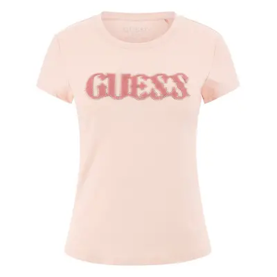 T-shirt with pony hair logo for women Guess R5