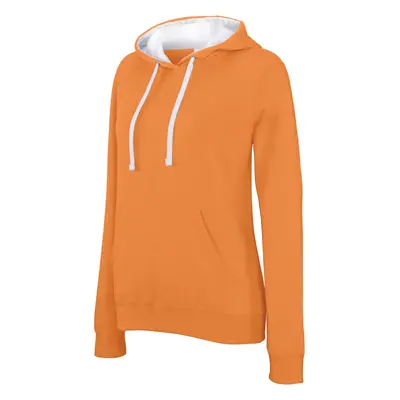 Women's hooded sweatshirt Kariban Contrastée