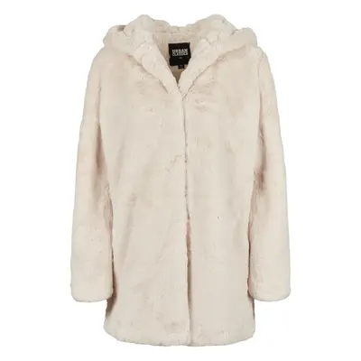 Women's hooded jacket Urban Classics teddy coat