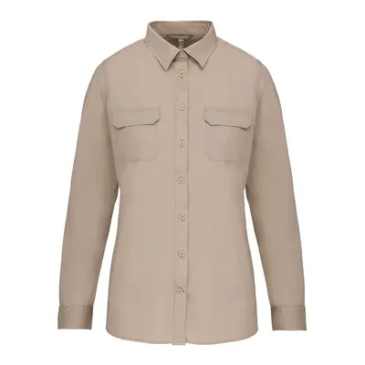 Women's long sleeve shirt Kariban Safari