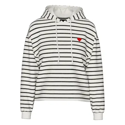 Women's hooded sweatshirt Pieces Chilli Stripes