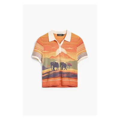 Women's polo shirt Desigual Himalaya