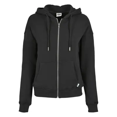 Women's hooded sweatshirt Urban Classics organic terry zip