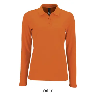 Women's polo shirt Sol's Perfect Lsl