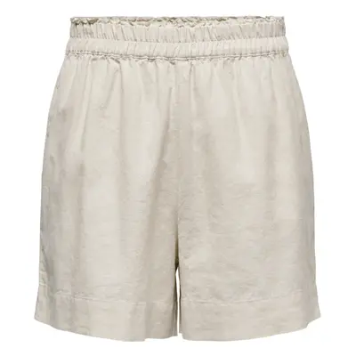 Women's high-waisted linen blend shorts Only Tokyo