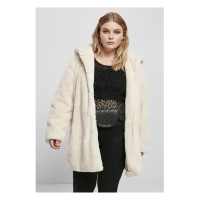 Women's hooded jacket Urban Classics teddy coat (grandes tailles)