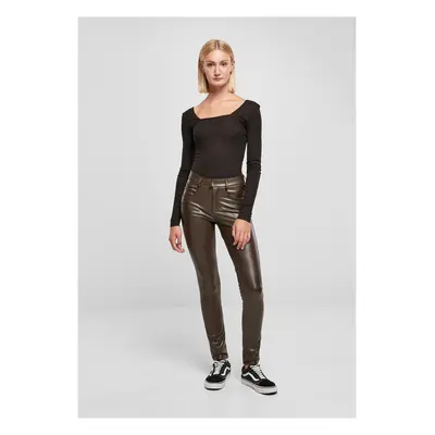 Synthetic leather Trousers medium size woman Urban Classics