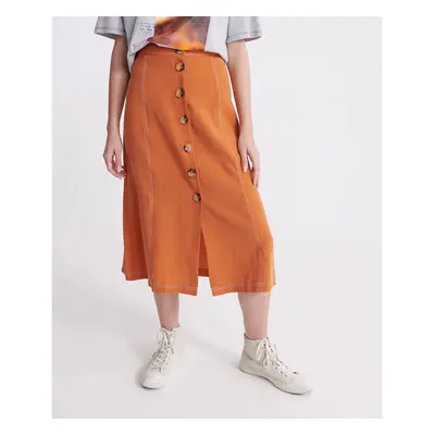 Mid-length skirt for women Superdry Valley