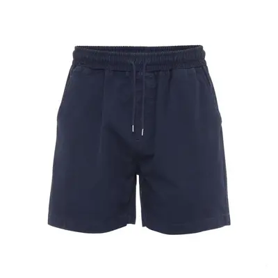 Twill shorts Colorful Standard Organic navy blue