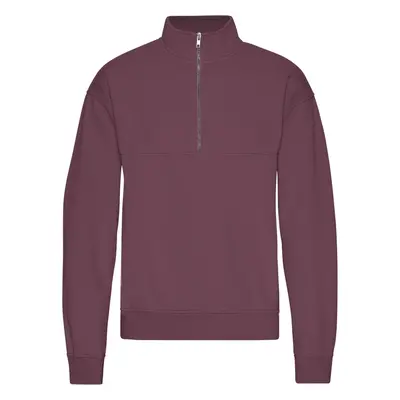 1/4 zip sweatshirt Colorful Standard Organic Dusty Plum