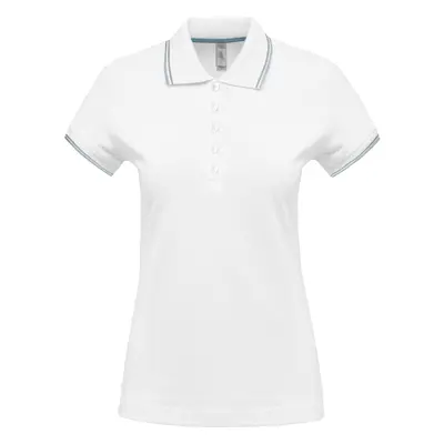 Women's Polo shirt short sleeve Kariban 5 boutons