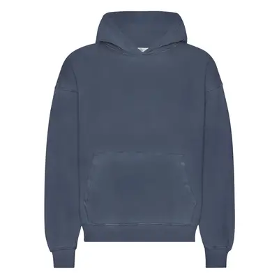 Oversized hooded sweatshirt Colorful Standard Organic Neptune Blue