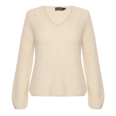 Ladies' long-sleeved v-neck sweater Soaked in Luxury Tuesday