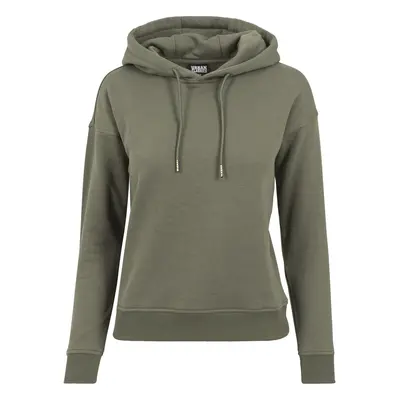 Women's hooded sweatshirt Urban Classic basic côtelés