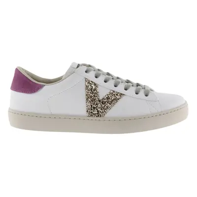 Women's berlin glitter leather effect sneakers Victoria