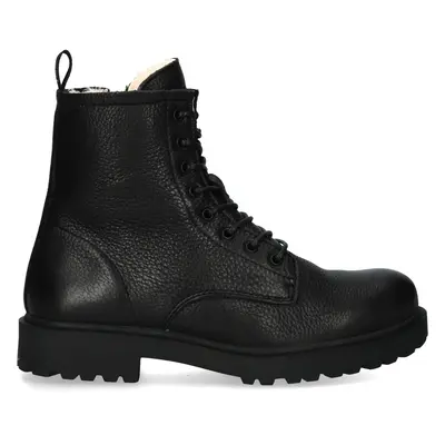 Furry lace-up boots for women Blackstone WL02