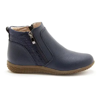 Women's double zip ankle boots with air soles Pédiconfort