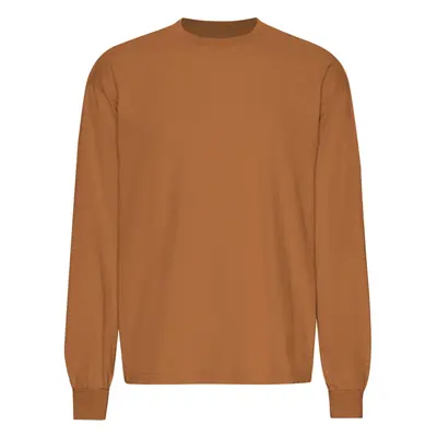 Oversized long-sleeve T-shirt Colorful Standard Organic Ginger Brown