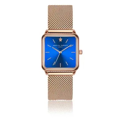 Women's watch Amelia Parker Pacific Ocean Rose Gold Mesh