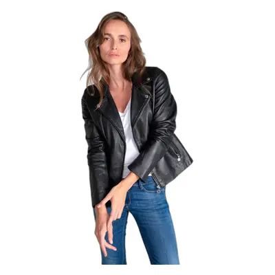 Leather jacket woman Le Temps des cerises Nancy