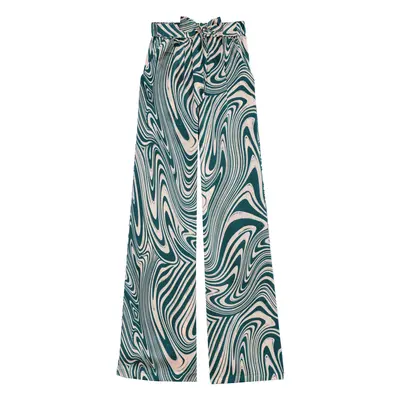 Wide-leg graphical print Trousers for women La Petite Étoile Iwa