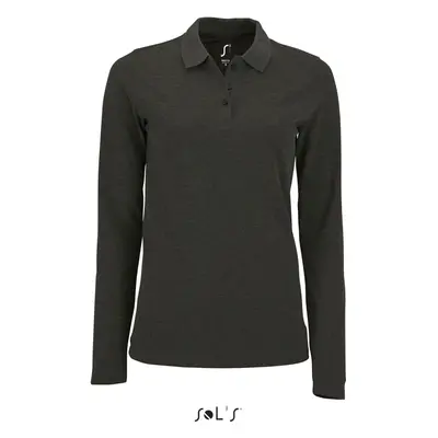 Women's polo shirt Sol's Perfect Lsl