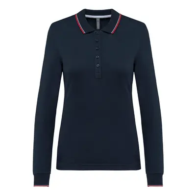 Women's long-sleeved pique polo shirt Kariban