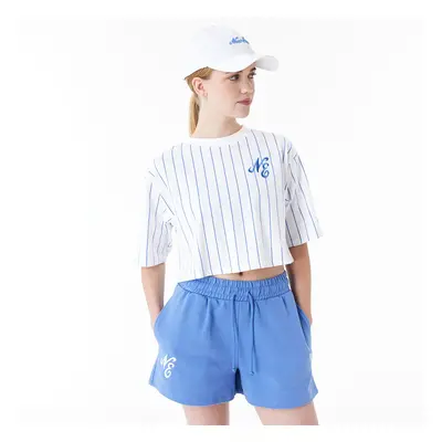 Women's crop T-shirt New Era Pinstripe