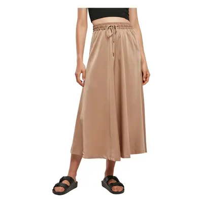 Satin midi skirt for women Urban Classics