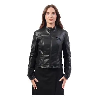 Leather jacket woman Guess New Fiammetta