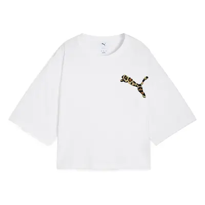 Women's oversized crop T-shirt Puma Leo Luxe