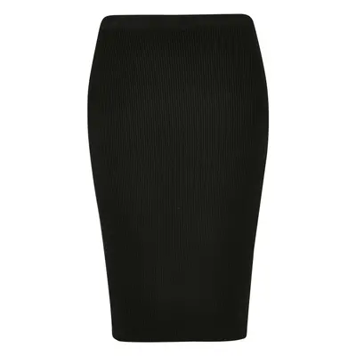 Mid-length skirt in ribbed knit for women Urban Classics