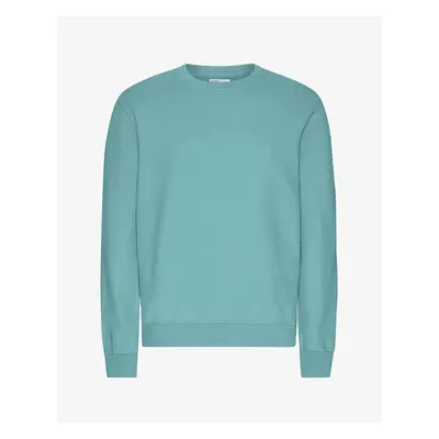 Round neck sweater Colorful Standard Classic Teal Blue