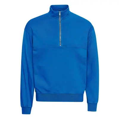 Sweatshirt 1/4 zip Colorful Standard Organic pacific blue