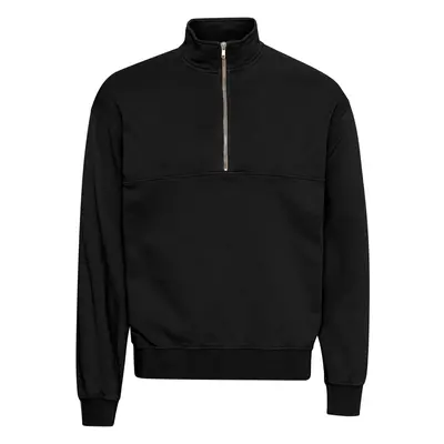 Sweatshirt 1/4 zip Colorful Standard Organic deep black