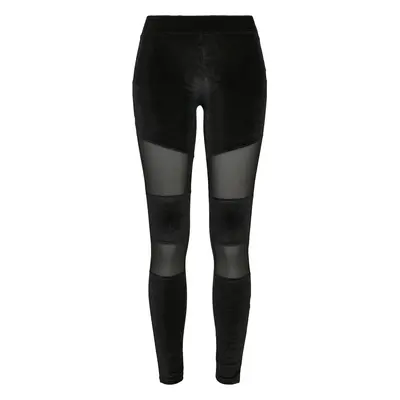 Women's Legging Urban Classics velvet tech mesh