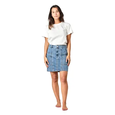 Women's denim skirt with side pockets F.A.M. Paris Agnes