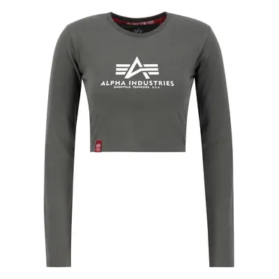 Women's long-sleeved crop T-shirt Alpha Industries Basic