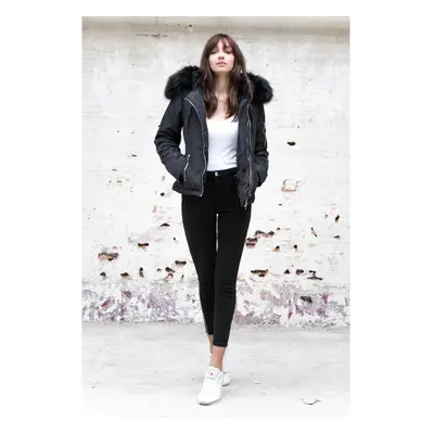 Zipped fur jacket for women Sixth June