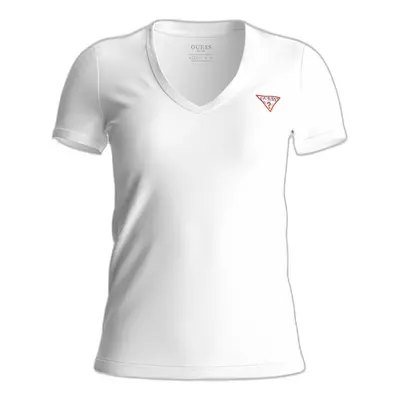 Women's v-neck T-shirt Guess Mini Triangle