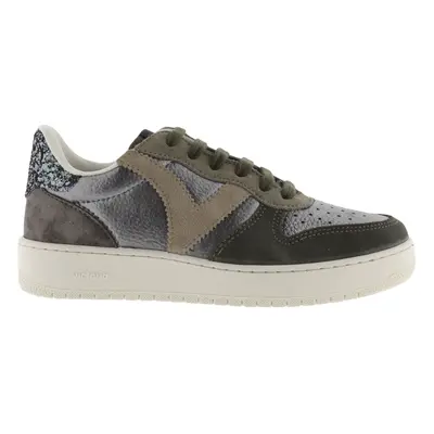 Metallic and suede women's sneakers Victoria Madrid