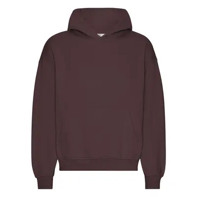 Oversized hooded sweatshirt Colorful Standard Organic Oxblood Red